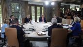 Foto ilustrativa de la nota titulada: Trump dejará este lunes la reunión del G7 para regresar a EU; en el limbo, la reunión con Sheinbaum