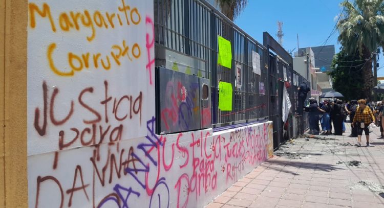 Colectivos protestan en Palacio de Justicia en Durango por liberación de presunto violador de niña