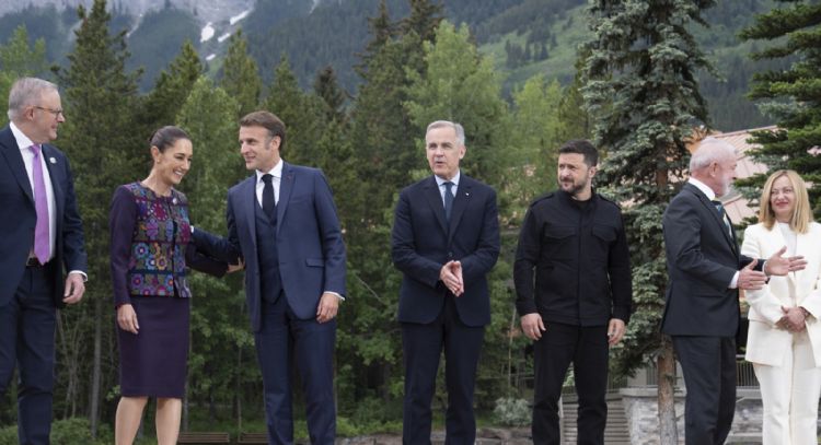 Así fue la participación de Claudia Sheinbaum en la Cumbre del G7 (Fotogalería y video)