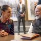 Sheinbaum se reúne con Modi; agradece a Carney la invitación al G7