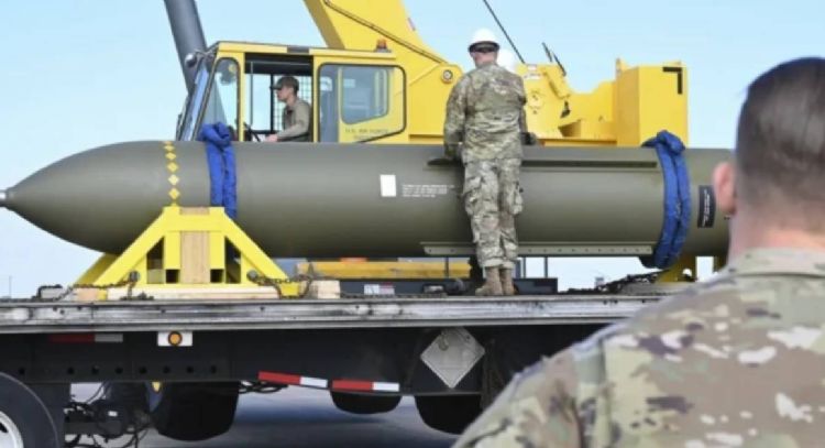 La bomba antibúnker de EU, la única capaz de destruir las instalaciones nucleares de Irán