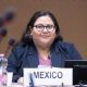 Citlalli Hernández presume programas sociales y baja de 29% en feminicidios ante la ONU