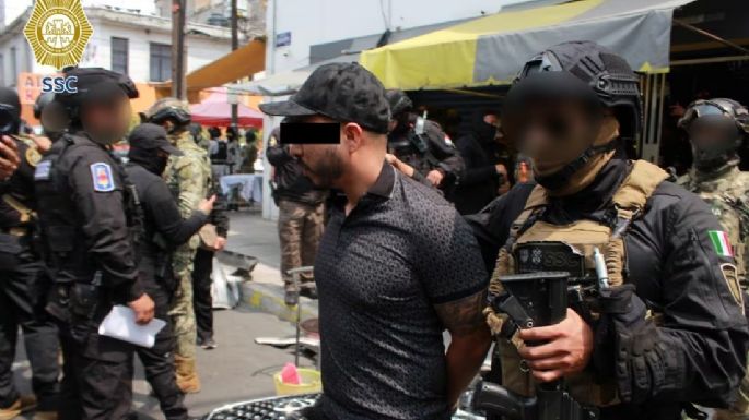 Detienen a "El Raider", líder de banda de robo de autos en la alcaldía Cuauhtémoc