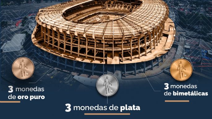 Gobierno mexicano lanzará monedas conmemorativas por Mundial 2026