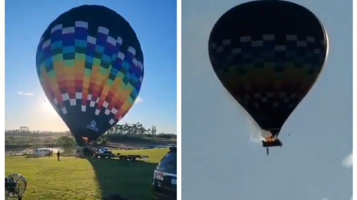 El incendio de un globo aerostático deja ocho muertos en el sur de Brasil (Video)