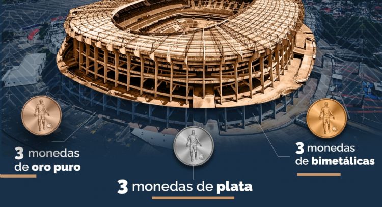 Gobierno mexicano lanzará monedas conmemorativas por Mundial 2026