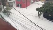 Foto ilustrativa de la nota titulada: Naucalpan bajo el agua: se desborda la presa Los Cuartos e inunda calles y avenidas (Video)