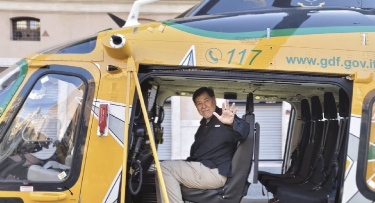 No viajé en helicóptero de la policía italiana: Fernández Noroña