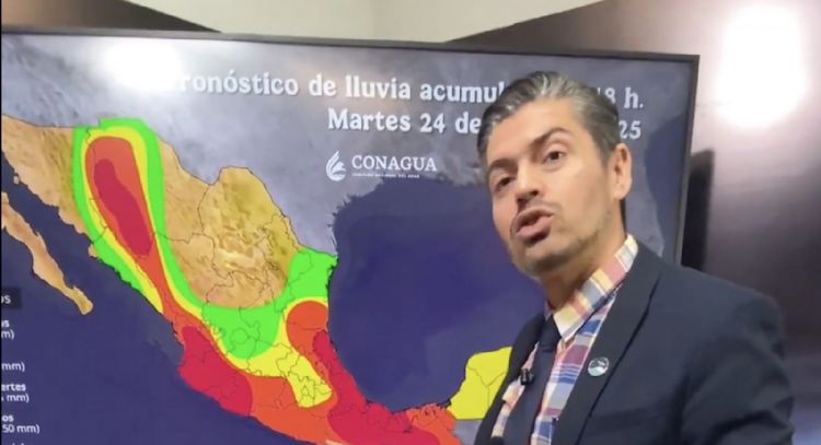 Continúa el martes el temporal de lluvias intensas: estas serán las entidades más afectadas