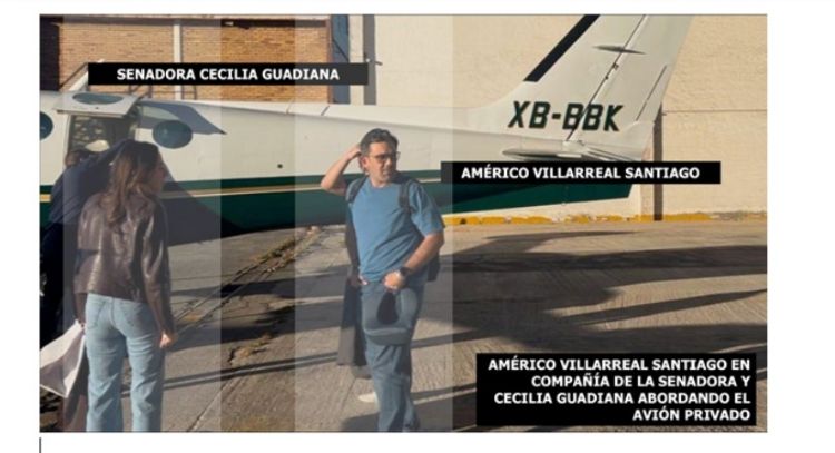 Delegado del Gobierno Federal admite uso de aviones privados: Cae en contradicciones