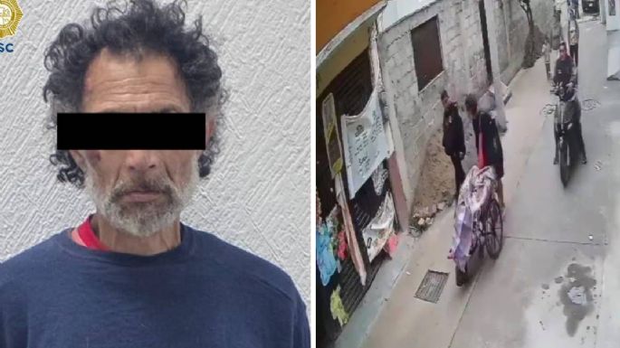 Cae hombre que llevaba el cadáver de una adulta mayor en una silla de ruedas en Ticomán (Videos)