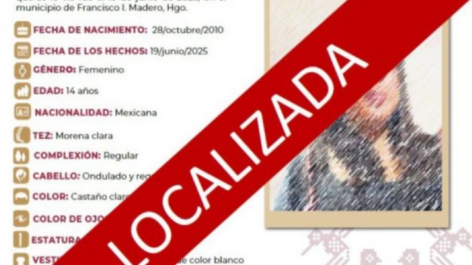 Menor de edad de 14 años niega estar desaparecida; dice “me corrieron”