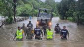 Foto ilustrativa de la nota titulada: Marina y Ejército activan plan de emergencia por inundaciones al sur de Quintana Roo