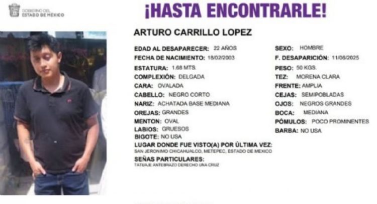 Joven del Edomex desaparece luego de aceptar trabajo como trailero en Jalisco