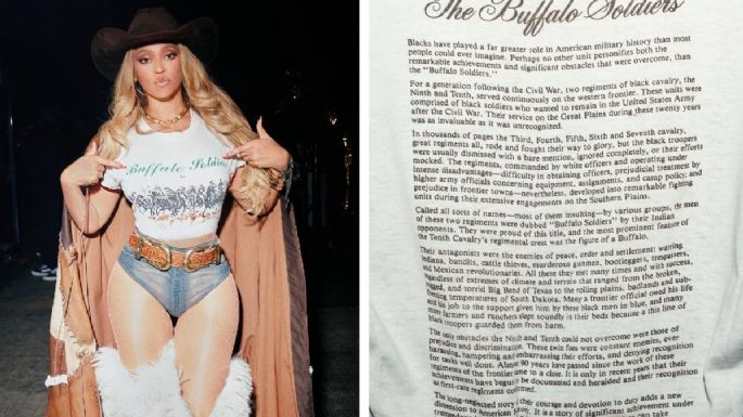 Critican a Beyoncé por vestir camiseta que llama "enemigos de la paz" a indígenas norteamericanos