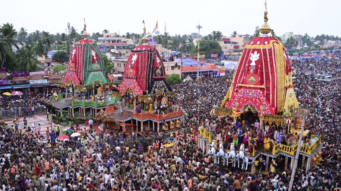 Tres muertos y más de una docena de heridos tras una avalancha en un festival hindú en Puri, India