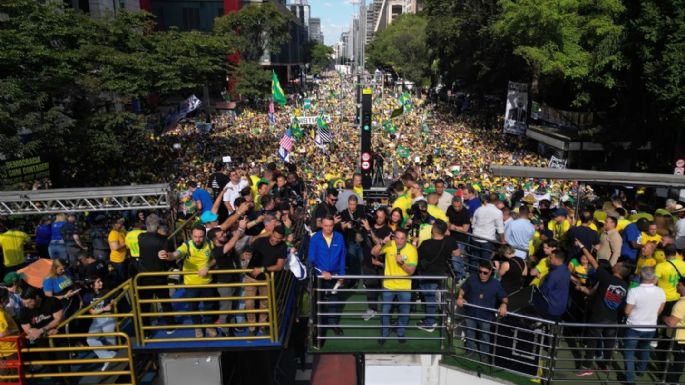 Bolsonaro reúne a sus partidarios en Sao Paulo para protestar contra su juicio ante la Corte Suprema