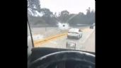 Foto ilustrativa de la nota titulada: Trailero recibe un balazo, pero logra huir de asaltantes en la autopista México-Puebla (Video)