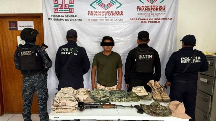 Detienen a uno de los presuntos responsables de emboscar y calcinar a cinco policías en Chiapas