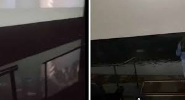 Salas de cine en Cuernavaca se inundan tras fuerte lluvia (Videos)
