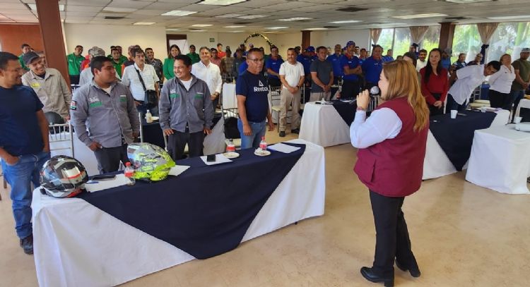 Secretaría del Trabajo y Previsión Social capacita en seguridad e higiene en el sector gasolinero