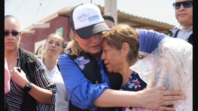 Gobernadora de Chihuahua coordina entrega de apoyos a damnificados por lluvias