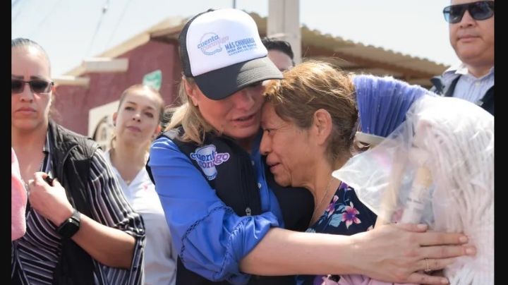 Gobernadora de Chihuahua coordina entrega de apoyos a damnificados por lluvias