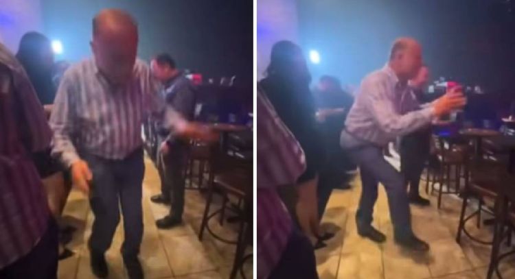 César Duarte es captado bailando en un bar tras ser absuelto en EU (Videos)