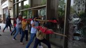 Foto ilustrativa de la nota titulada: La Segob repudia actos vandálicos de la CETEG contra la Torre Bienestar