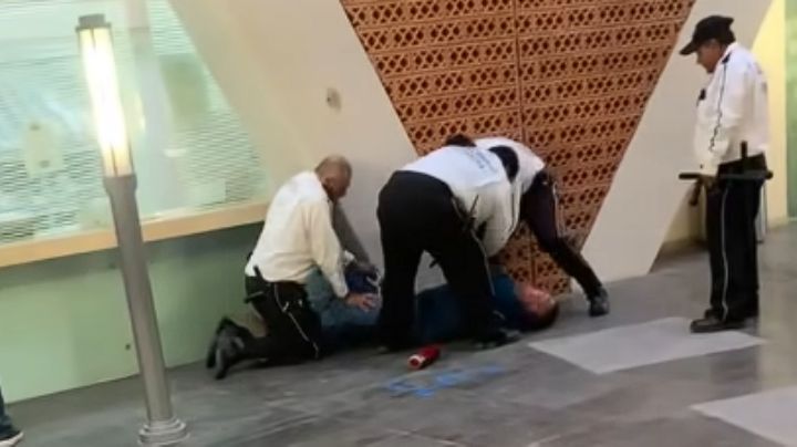 Guardias del IMSS en Colima golpean a paciente que iba por medicina (Video)