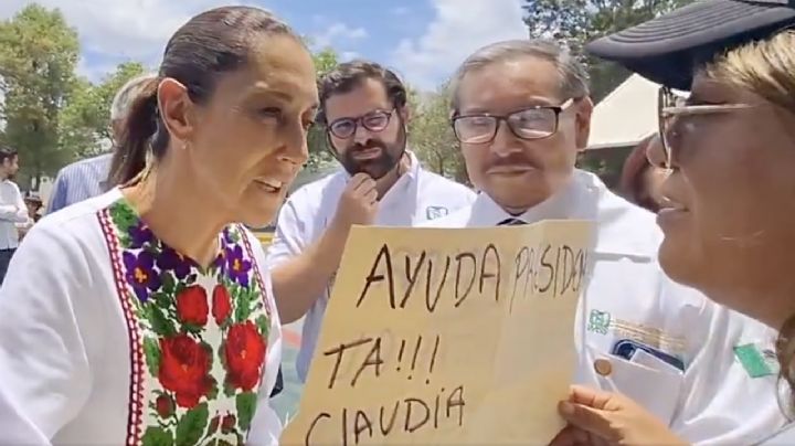 Madre de niño con cáncer reclama a Sheinbaum por falta de medicamento (Video)