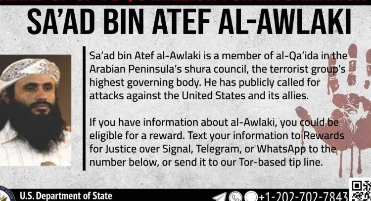 Líder de la rama de Al Qaeda en Yemen amenaza a Trump