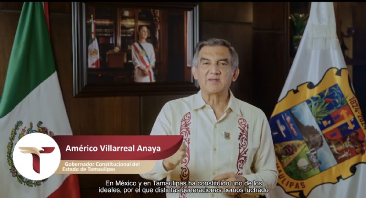 Américo Villarreal ratifica el compromiso al derecho de todas y todos para expresarse