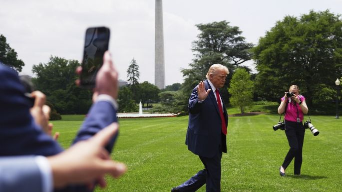 Trump se reune con su gabinete de seguridad nacional y asesores, ante situación en Los Ángeles