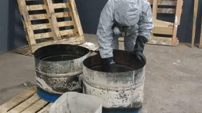 Desmantelan cinco narcolaboratorios y aseguran más de 40 toneladas de metanfetamina en Michoacán