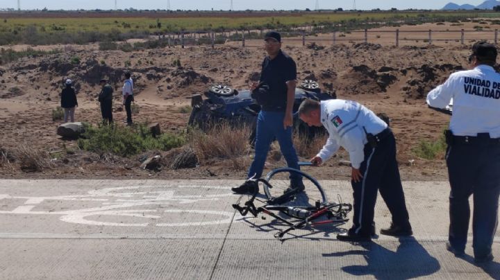 Ciclista muere atropellado por conductor en presunto estado de ebriedad en Sinaloa