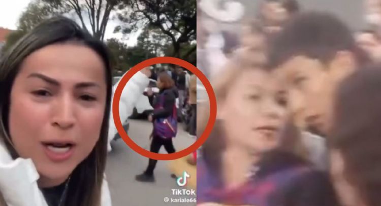 Caso Miguel Uribe: graban a mujer conversando con el agresor (VIDEO)