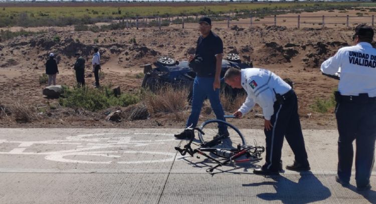 Ciclista muere atropellado por conductor en presunto estado de ebriedad en Sinaloa