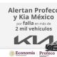 Alerta Profeco: más de 2 mil autos Kia presentan fallas en México