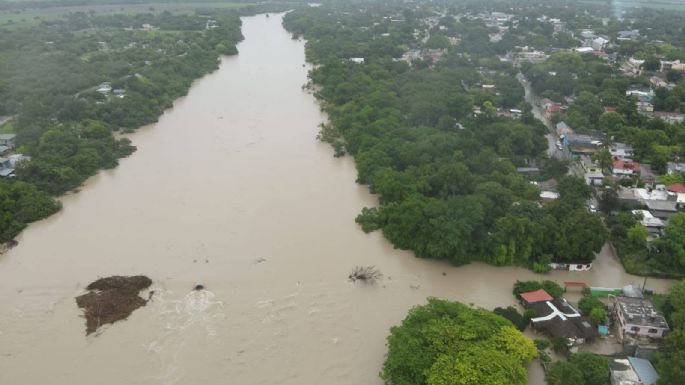 Tormenta “Barry” deja un muerto, comunidades incomunicadas y daños en carreteras de Tamaulipas
