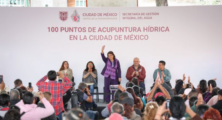 Brugada inaugura Acupuntura Hídrica; busca rehabilitar 100 puntos de inflitración de agua de lluvia