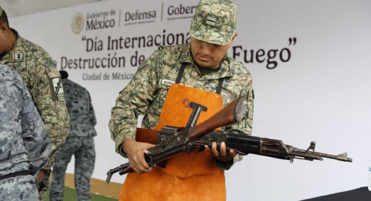 Suman más de dos mil armas recuperadas por medio del programa "Sí al Desarme"