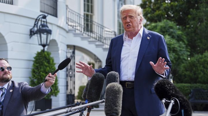 Trump afirma que Estados Unidos vende armas a sus aliados de la OTAN para dárselas a Ucrania