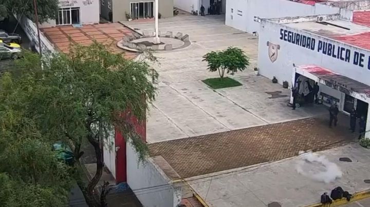 Usan un dron con explosivos para atacar la Secretaría de Seguridad Pública de Uriangato (Video)