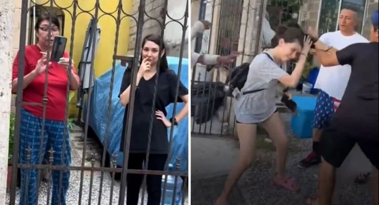 Desalojan a familia que invadió casa en Tampico (Videos)