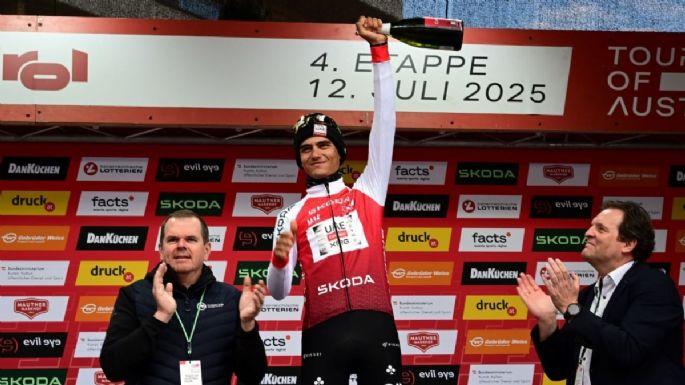 Isaac del Toro gana la etapa 4 del Tour de Austria y sube al liderato general