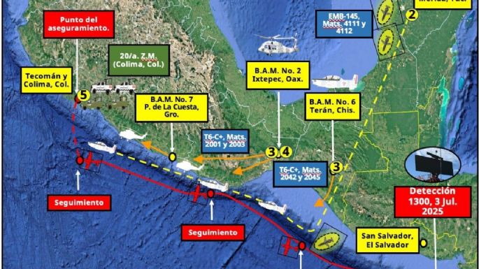 Tras desencuentro con Bukele, la SRE aclara que avioneta con droga no partió de El Salvador