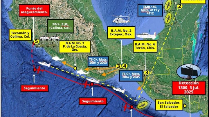 Tras desencuentro con Bukele, la SRE aclara que avioneta con droga no partió de El Salvador