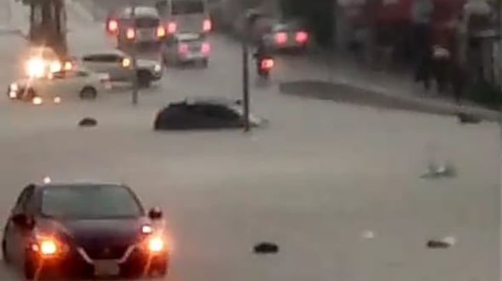 Lluvia en Puebla provoca inundaciones, caídas de bardas y árboles (Videos)