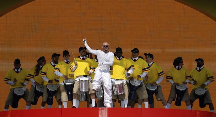 Trump, J Balvin y Robbie Williams, en la final del Mundial de Clubes entre el Chelsea y el PSG